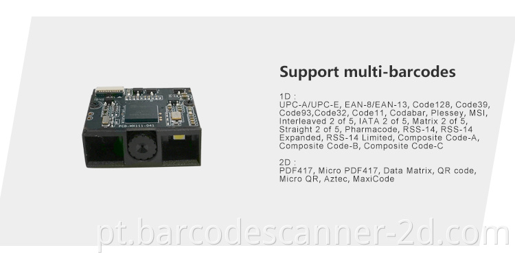 Barcode scanner module 1D 2D barcode reader